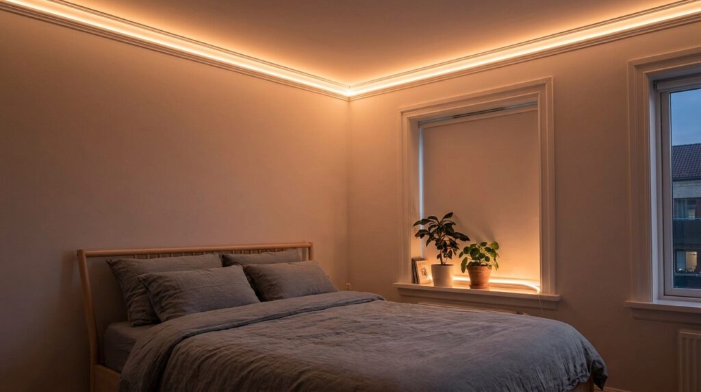 Bedroom Decor Ideas Using LED Lighting