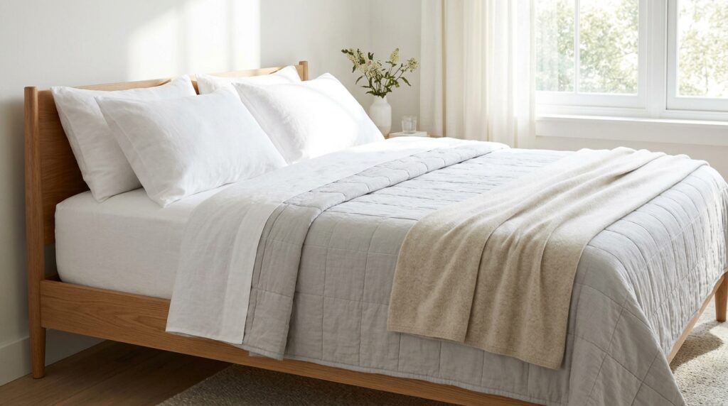 Bedroom Decor Ideas With Layered Bedding