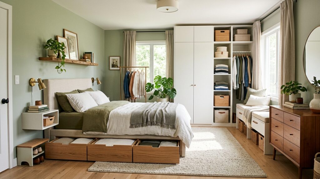 Bedroom Decor Ideas With Storage Solutions