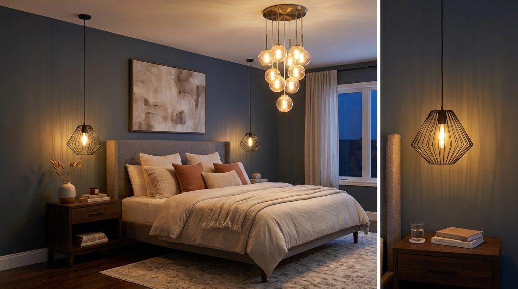 Master Bedroom Ideas With Statement Lighting