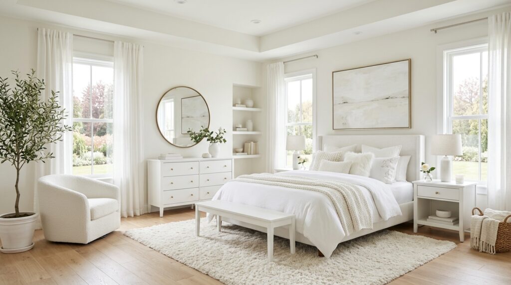 White Master Bedroom Ideas